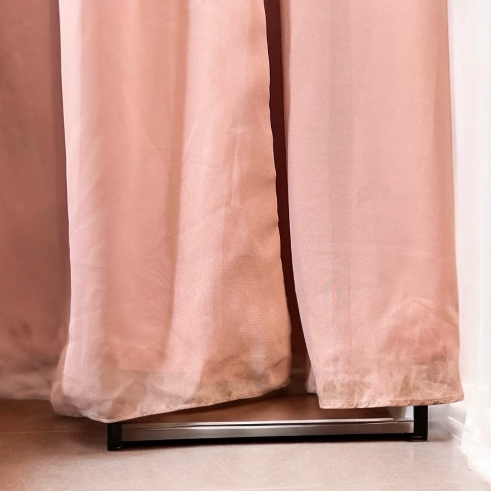 AZAZIE Cleobella A-Line Sweetheart Lace Chiffon Dress Maxi 10 Dusty Rose Blush - Picture 13 of 15